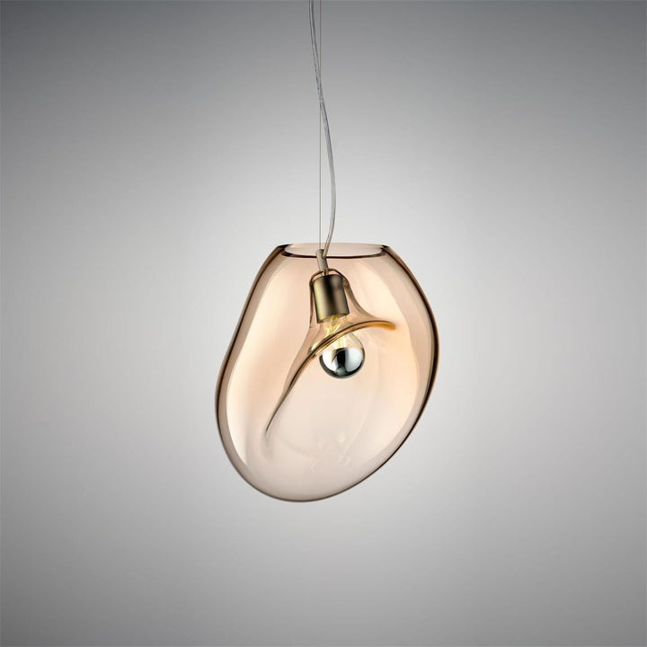 Modern Glass Pendant Lamp, Water Drop Design