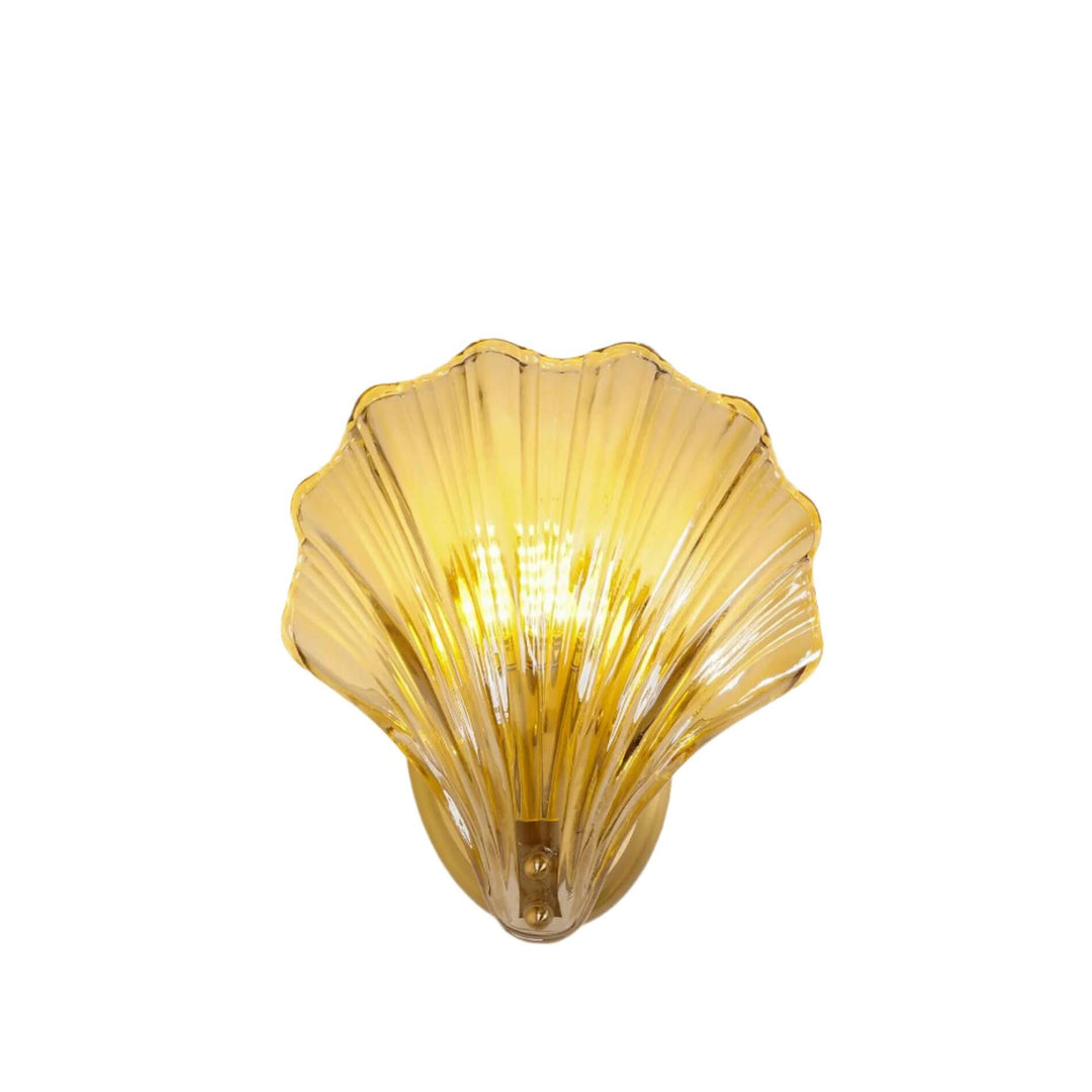 Seashell Wall Light Fixture, Nautical Decor, 20cm