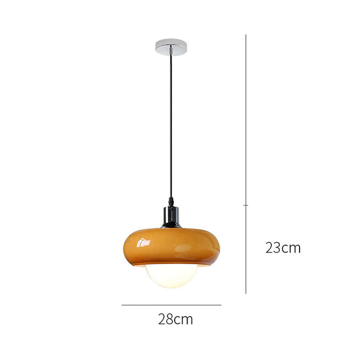 Modern Coffee Glass Pendant Light