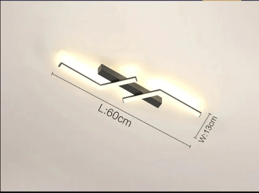 Modern LED Ceiling Light with Line Design