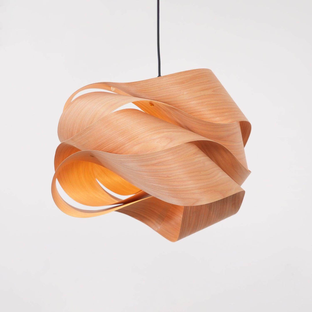 Handcrafted Wood Pendant Light