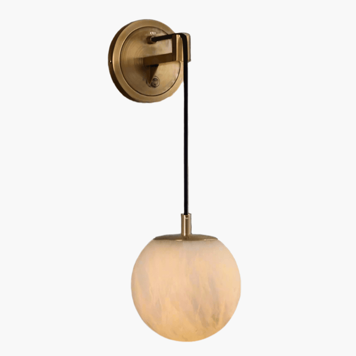 Minimalist Marble Wall Sconce Light Fixture