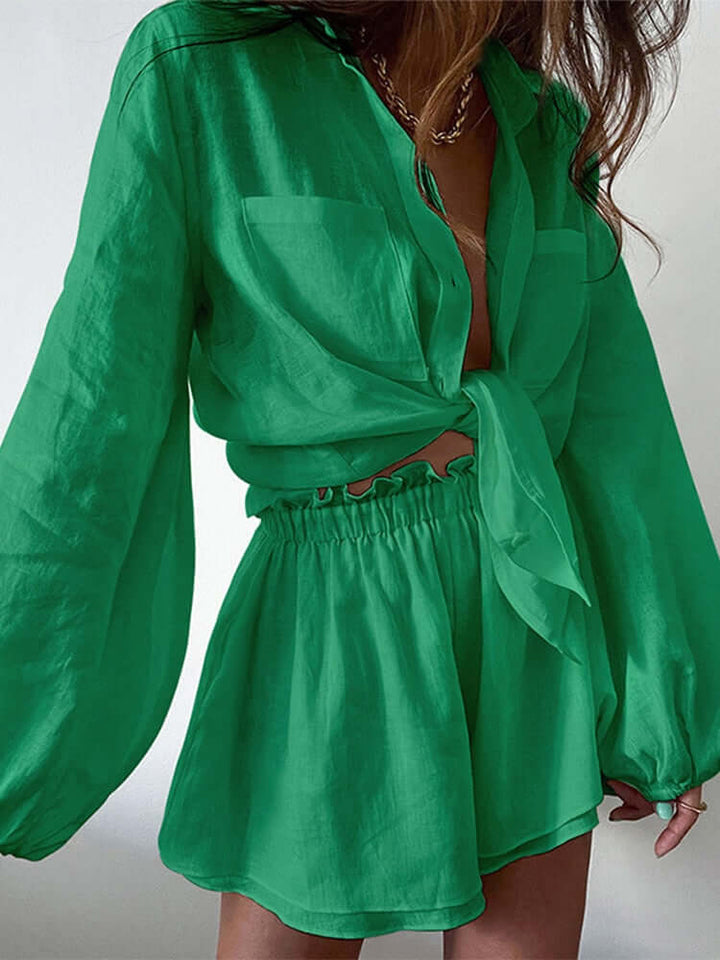 Two-Piece Wrap Dress