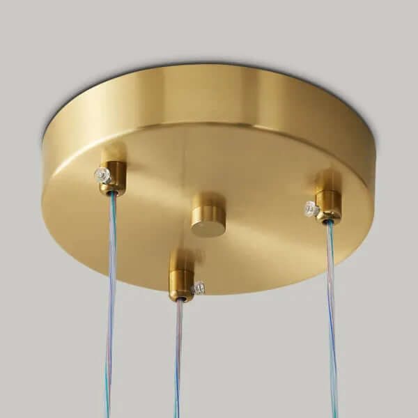 Elegant Pearl Chandelier with Acrylic Accents