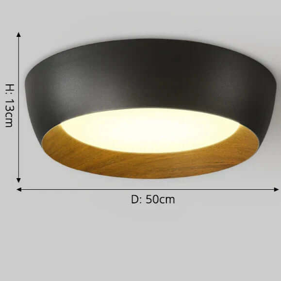 Modern Wood Accent Ceiling Light