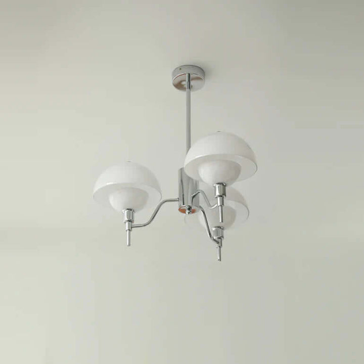 Elegant Cream Bubble Chandelier