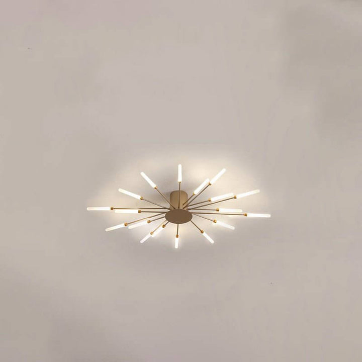 Modern Aluminum & Acrylic Chandelier