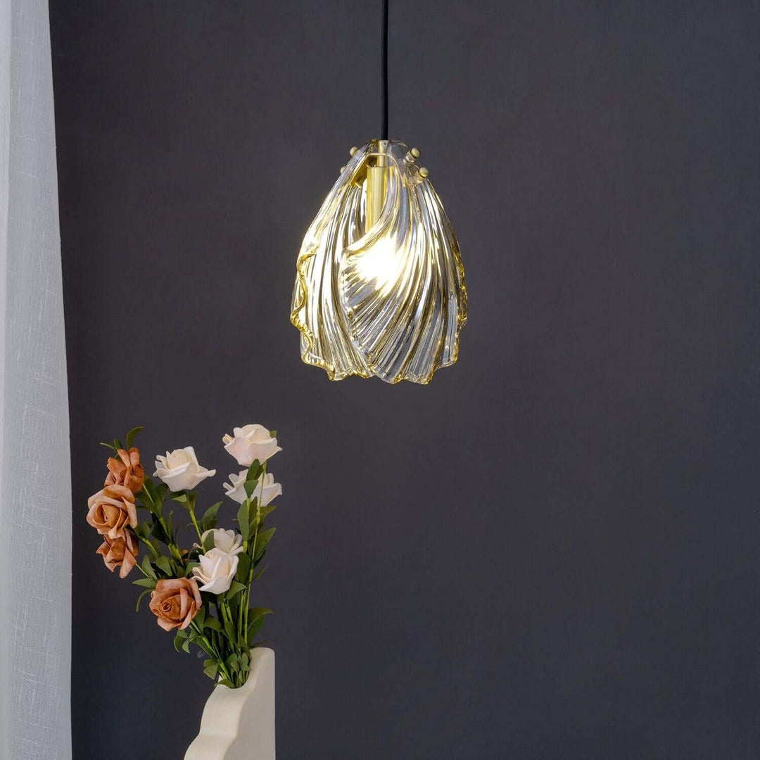 Seashell Glass Pendant Light
