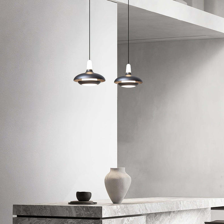 Modern LED Pendant Light, Dimmable, 18cm Diameter