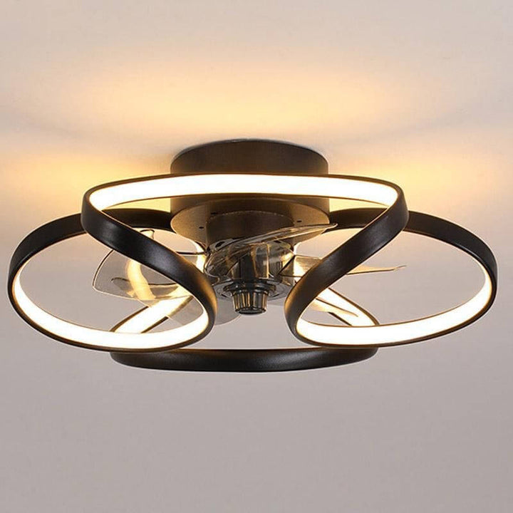 Modern Ceiling Fan Light with Remote