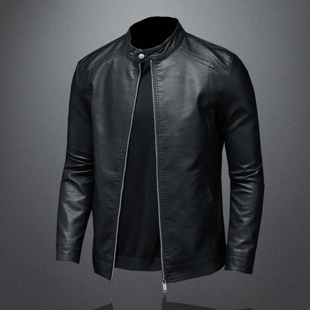 Classic Style Biker Jacket for Men