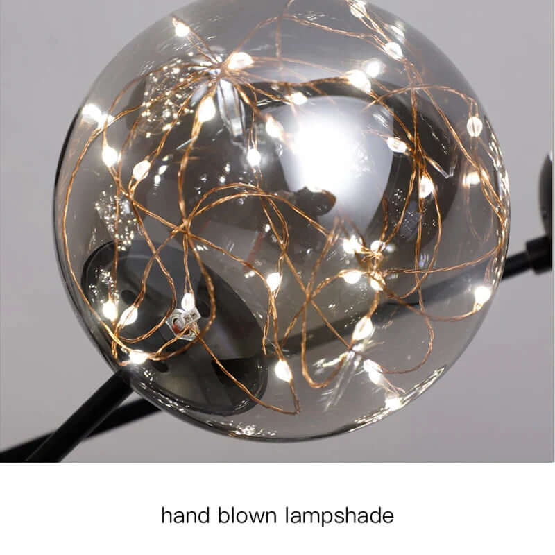 Elegant Glass Ball Chandelier
