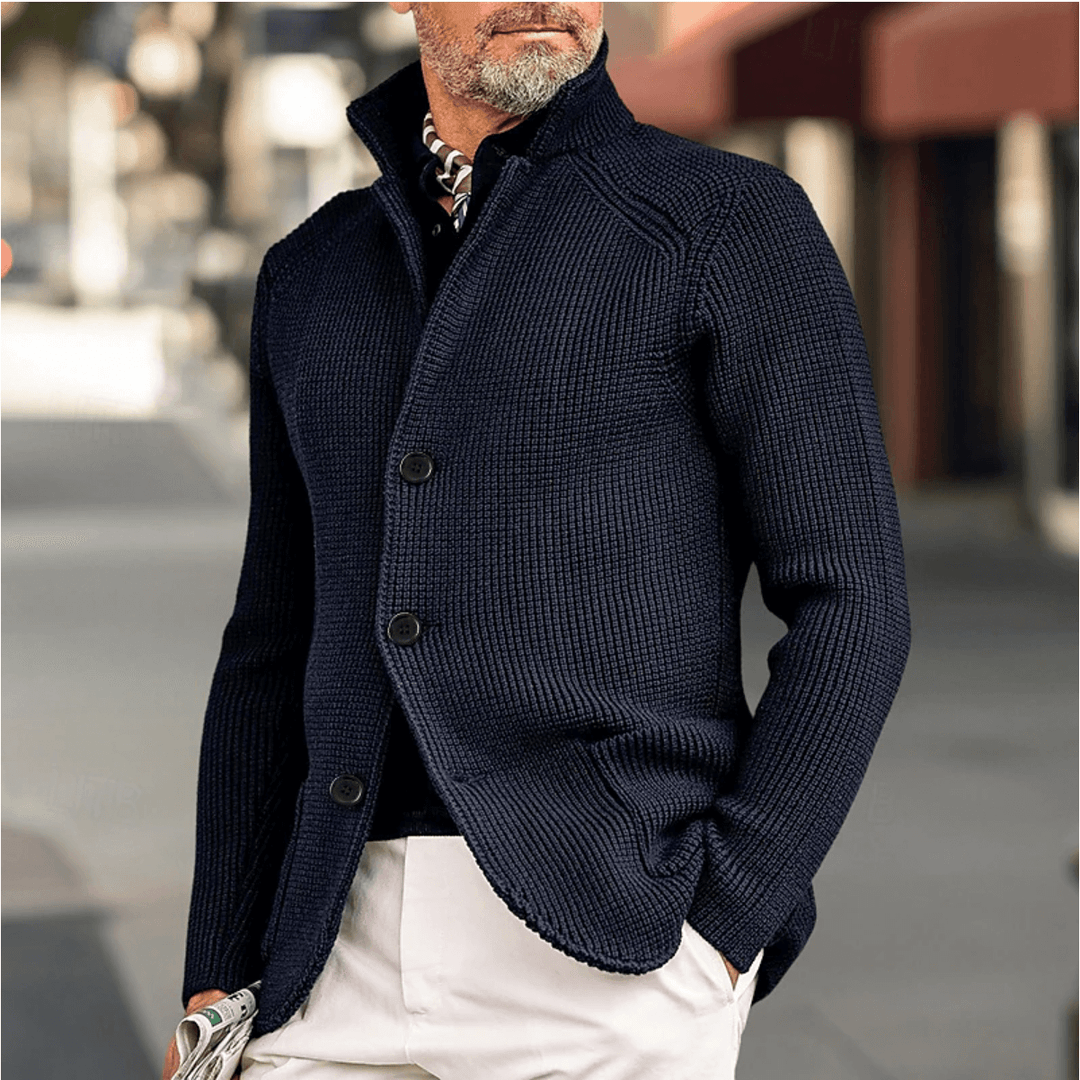 Men's Knit Cardigan Sweater