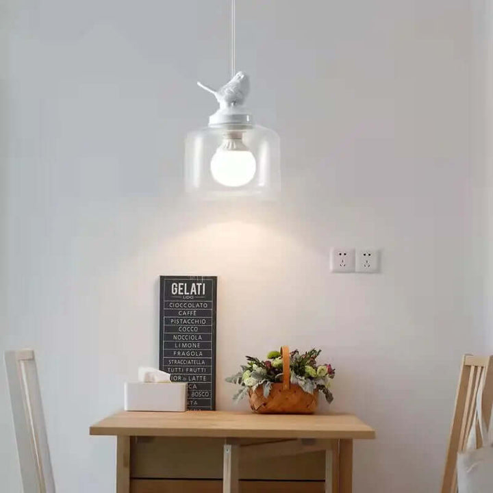 Decorative Bird Hanging Lamp with LED Bulbs
