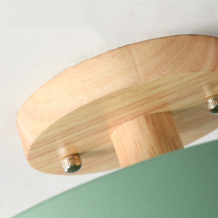Modern Wooden LED Ceiling Light