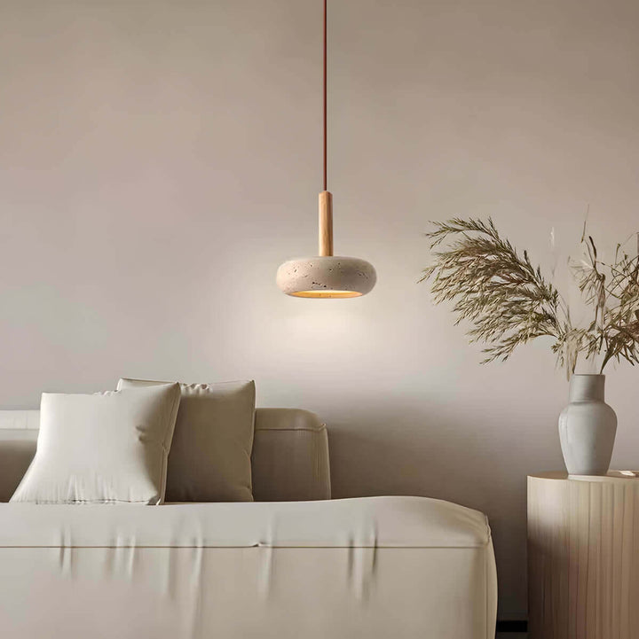 Natural Stone Pendant Light 15cm