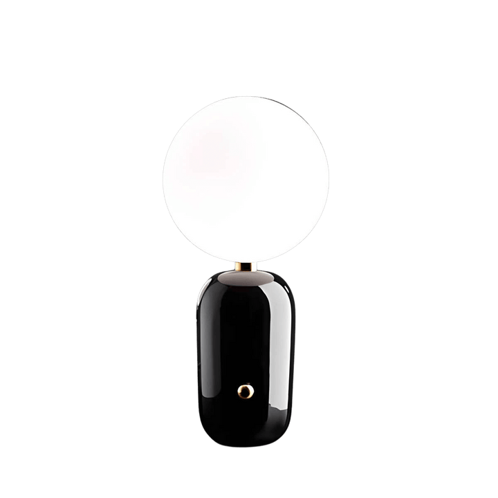 Elegant Metal & Glass Table Lamp with G9 Bulb - Gold, Black, White