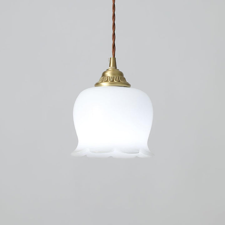 Floral Pendant Lamp, Elegant Hanging Ceiling Light Fixture