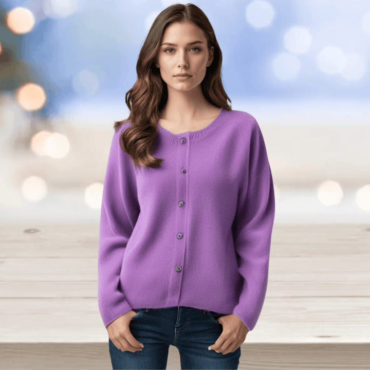 Women's Cardigan with V-Neck