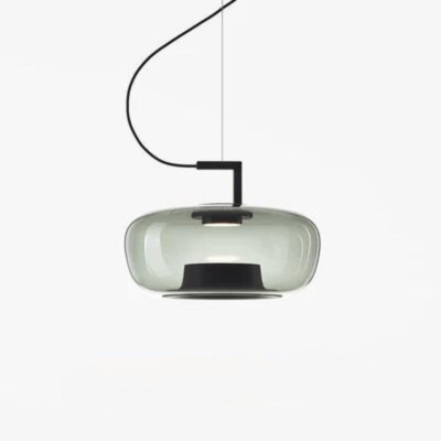 Modern Glass Pendant Light with LED