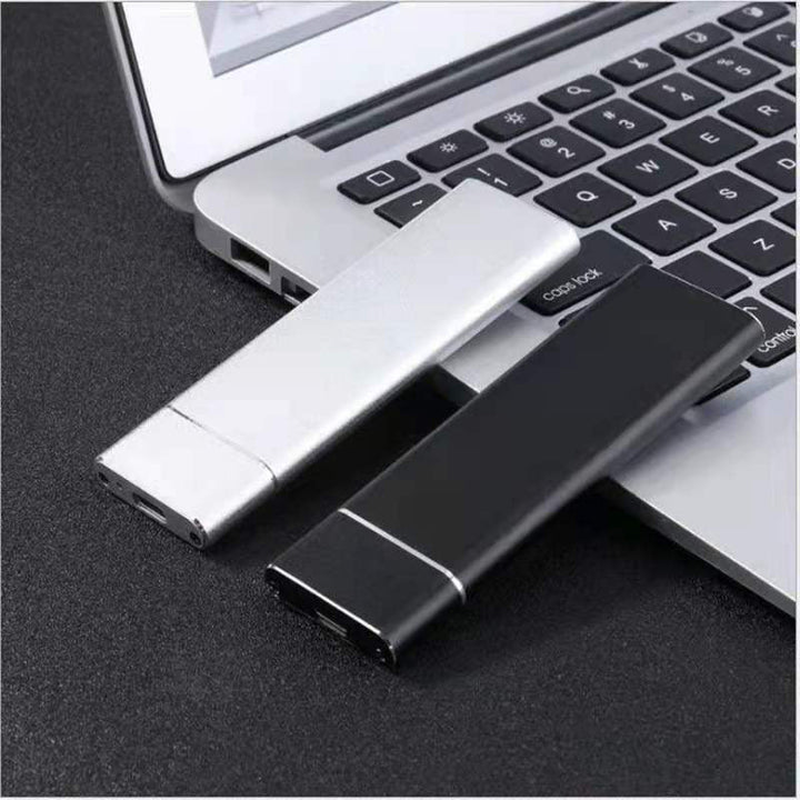 8TB Portable SSD External Hard Drive with USB 3.1, lightweight, compact design, ideal for fast data transfers and storage.