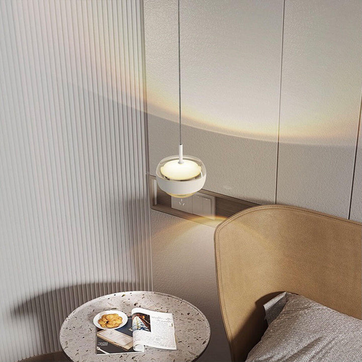 Semicircle LED Pendant Light, Modern Hanging Ceiling Lamp