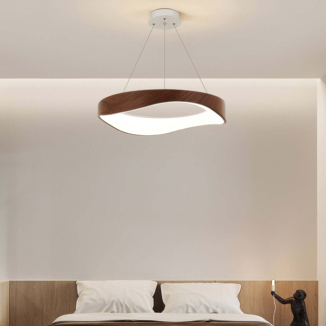 Round LED Pendant Light, Modern Ceiling Lamp, Dimmable