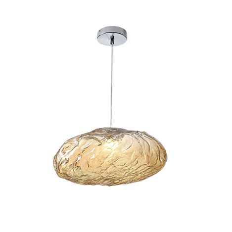 Handblown Glass Bubble Pendant Light