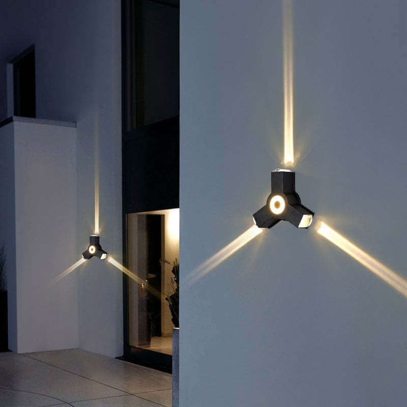 Modern Outdoor LED Wall Sconce - IP65 Waterproof