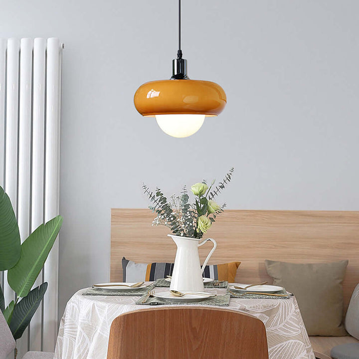 Modern Coffee Glass Pendant Light