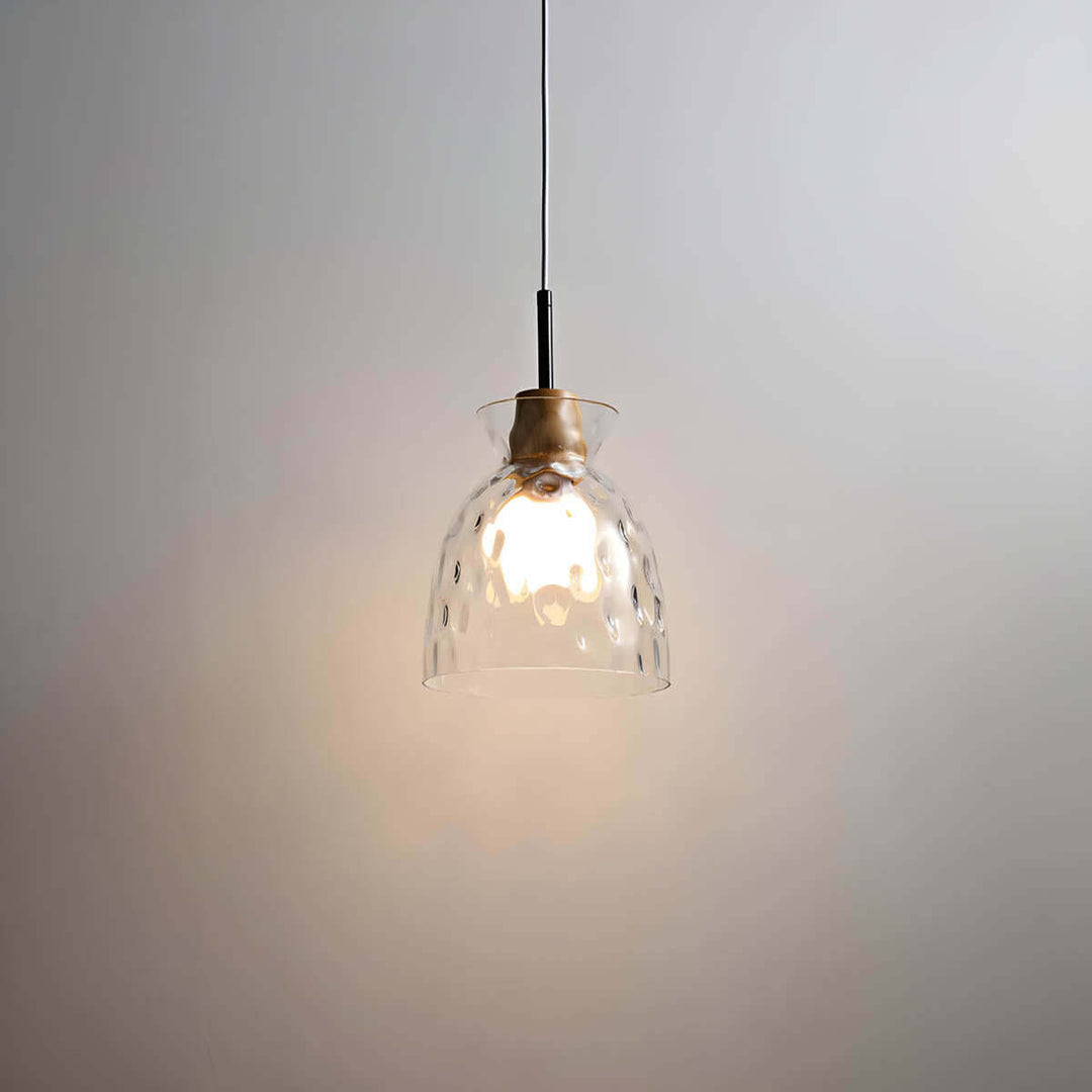 Modern Glass Chandelier for Dining Room, Entryway or Kitchen Lighting