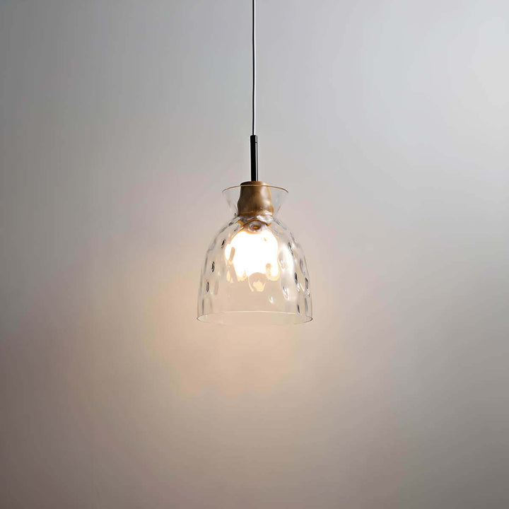Modern Glass Chandelier for Dining Room, Entryway or Kitchen Lighting