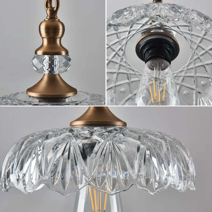 Mini Glass Pendant Light for Kitchen Island