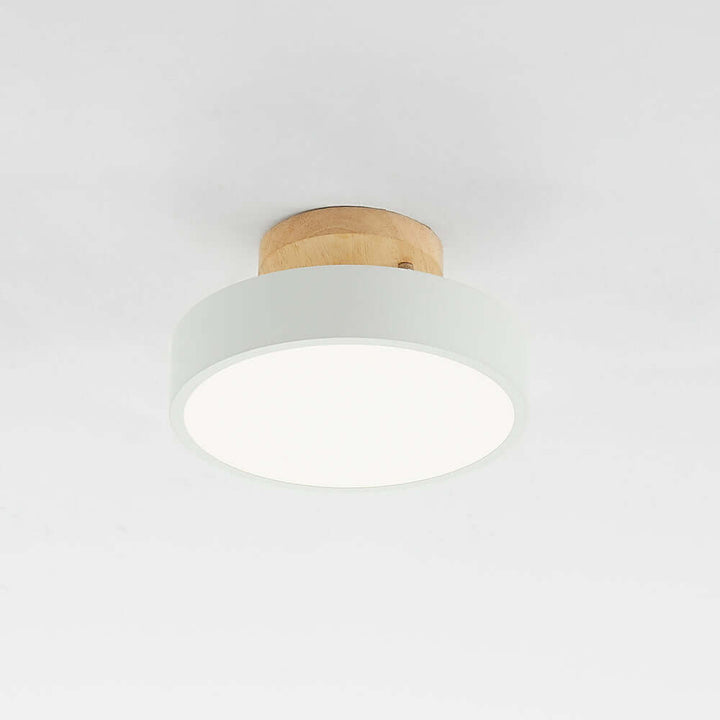 Modern Wooden LED Ceiling Light