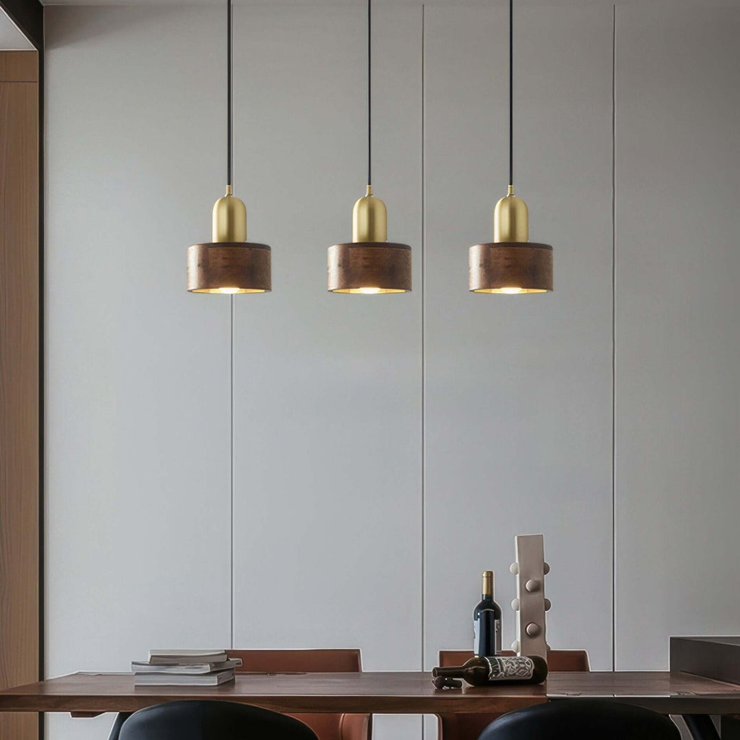 Cylinder Pendant Light - Japanese Style Hanging Lamp