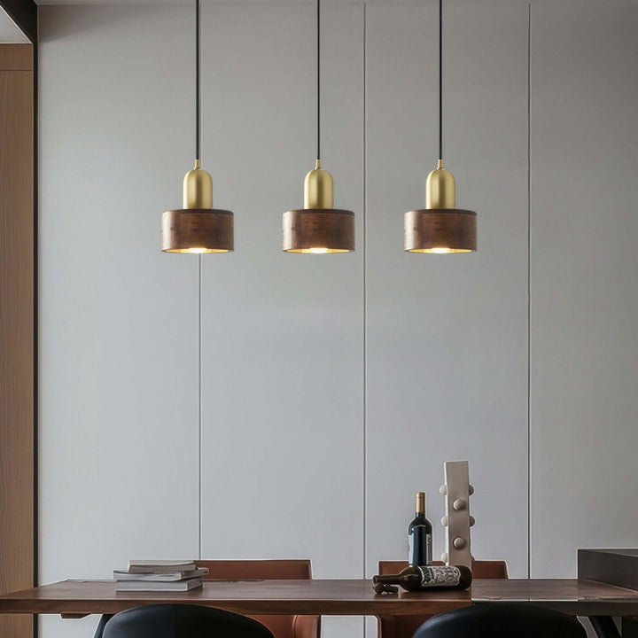 Cylinder Pendant Light - Japanese Style Hanging Lamp