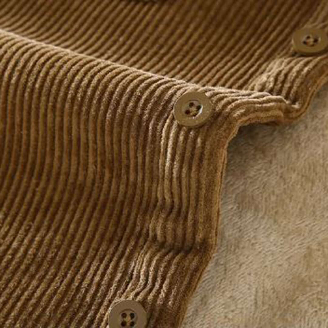 Men's corduroy sherpa-lined jacket