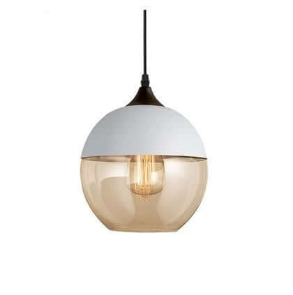 Elegant Glass Pendant Light with Adjustable Cable