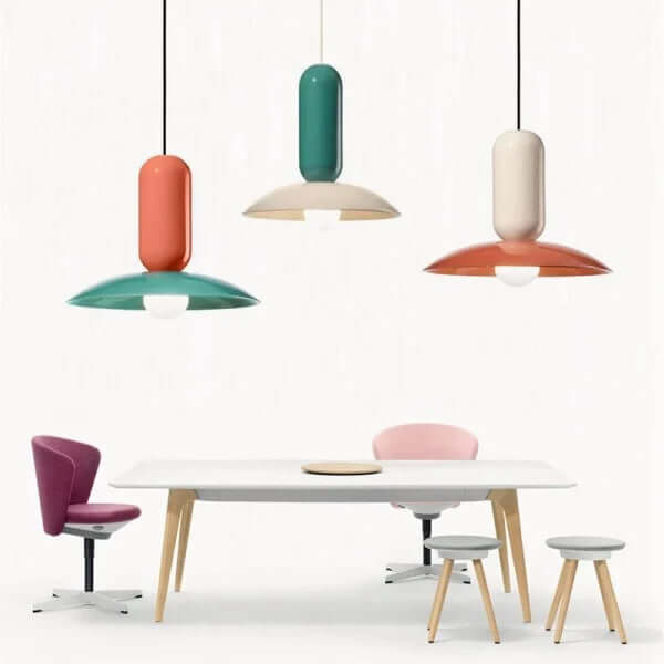 Modern Round Pendant Lamp - Contemporary Ceiling Light