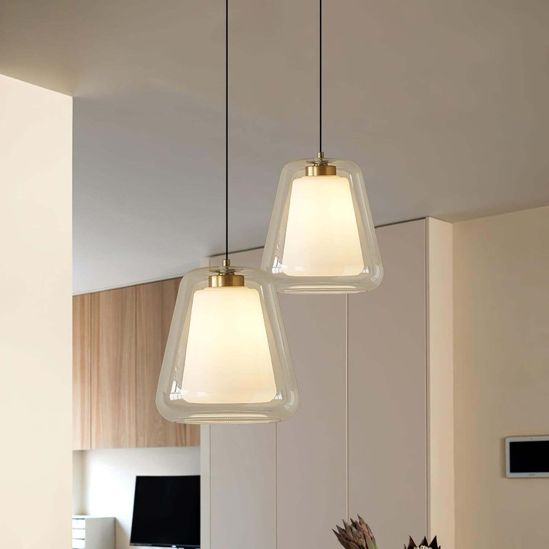 Modern Glass Pendant Light 27cm