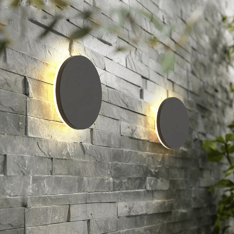 Outdoor LED Wall Lamp - Circular/Square - Modern Design