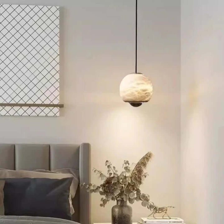 Marble Alabaster Globe Pendant Lamp