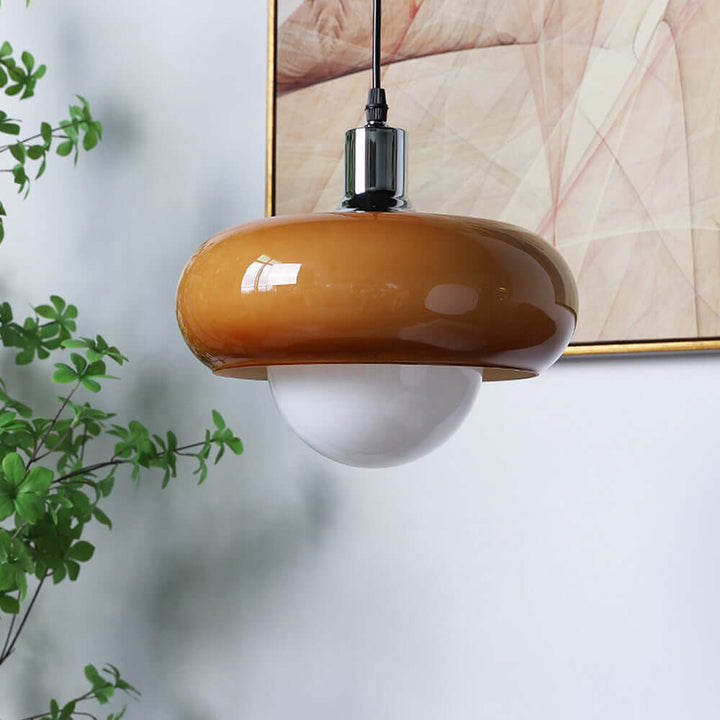 Modern Coffee Glass Pendant Light