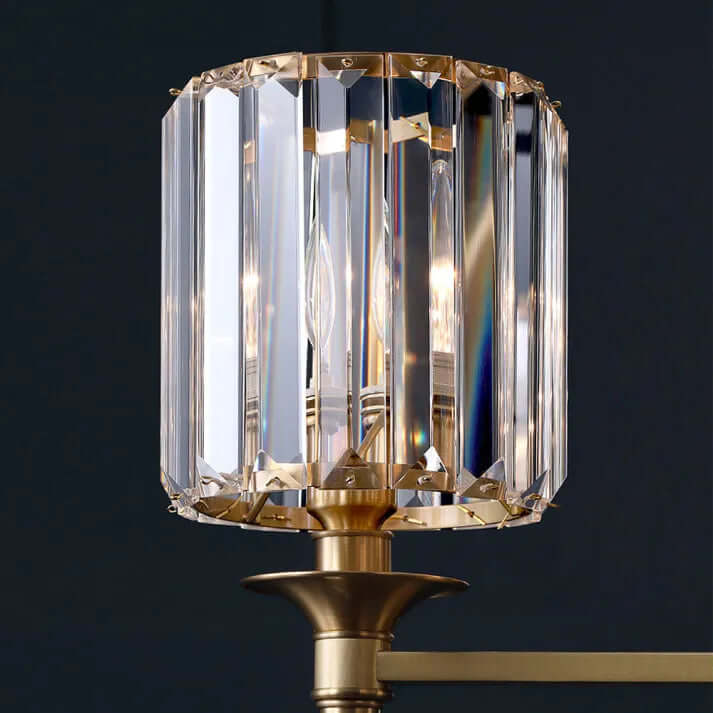 Vintage Crystal Wall Light Fixture