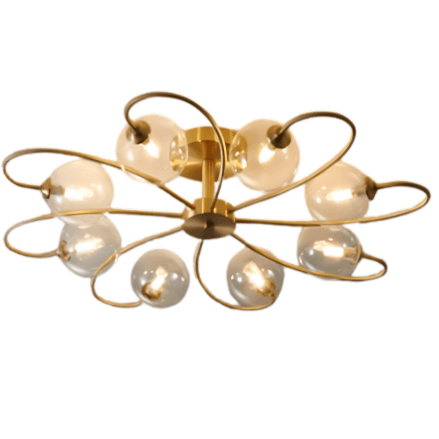 Modern Geometric Metal Ceiling Light Fixture