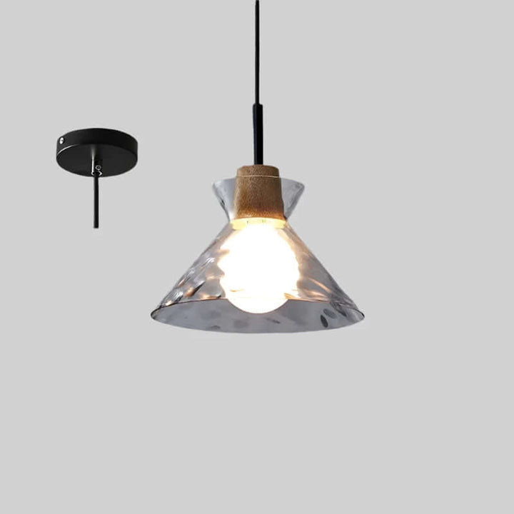 Modern Glass Pendant Light Fixture Hanging Lamp