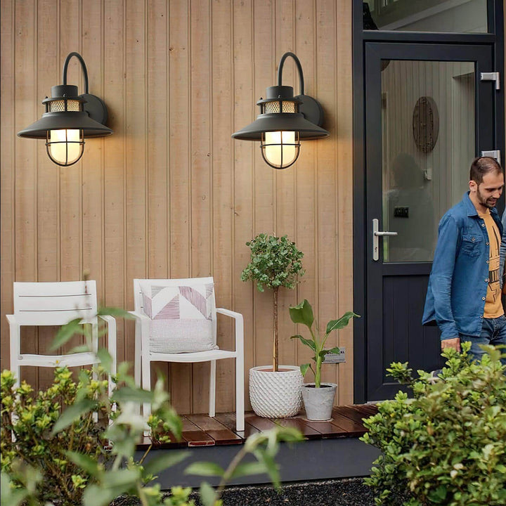 Outdoor Wall Lamp with IP65 Moisture Protection