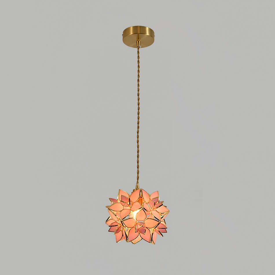 Capiz Shell Pendant Light, 20cm, Elegant Hanging Lamp