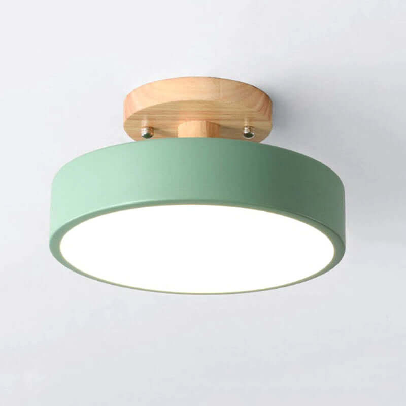 Modern Wooden LED Ceiling Light