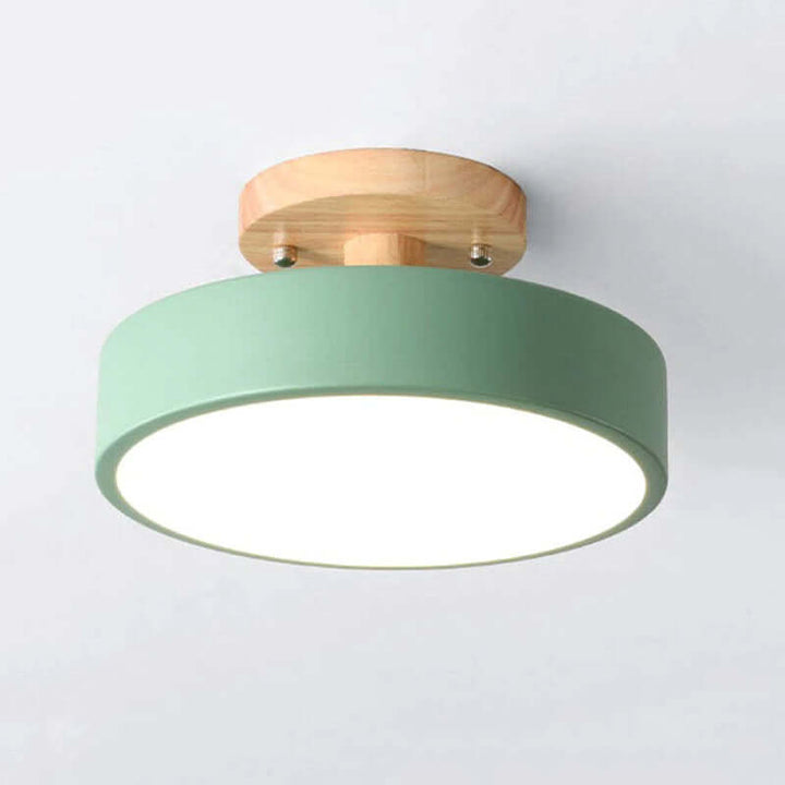 Modern Wooden LED Ceiling Light